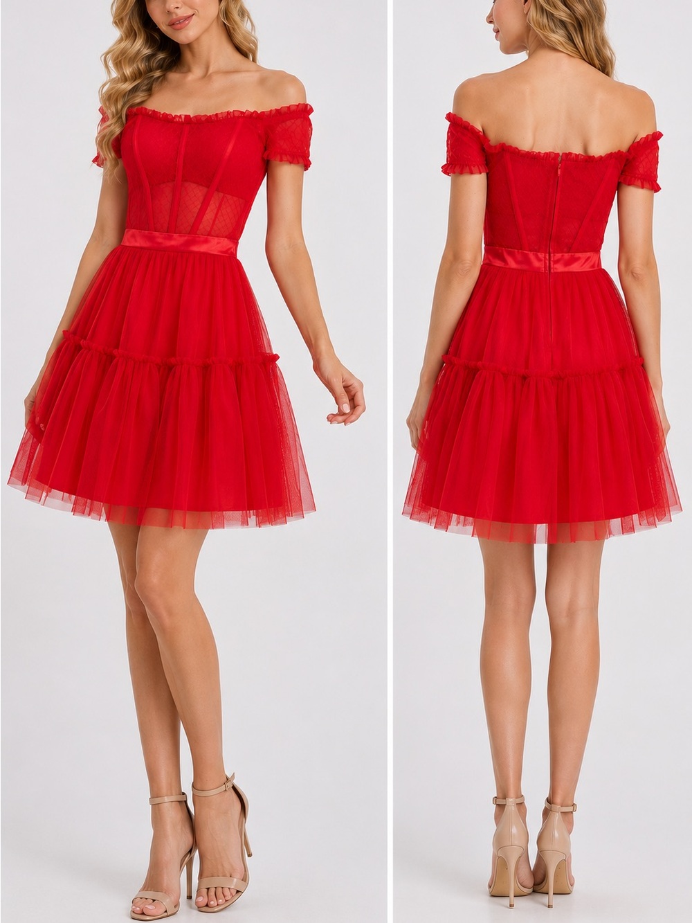 Tiered Tulle Dress
